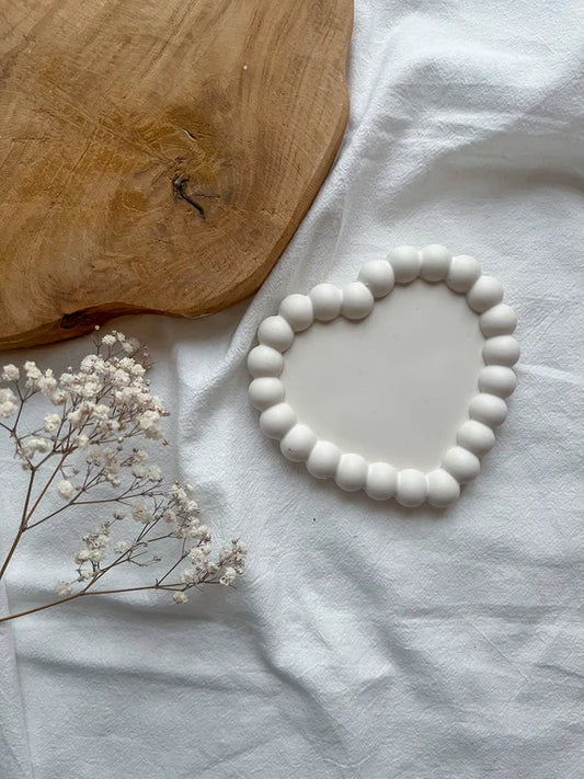 Heart shaped trinket tray